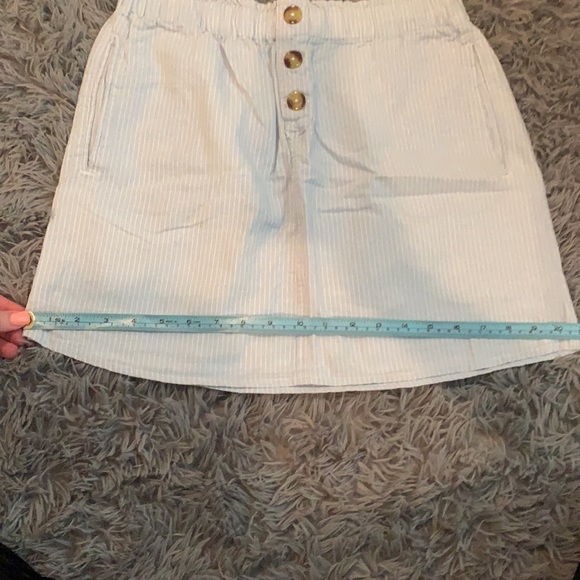 Blue striped skirt - Picture 6 of 6